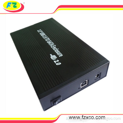 3.5 External Aluminum HDD Enclosure ,USB 2.0 stock products status Case, SATA caddy ,1tb box